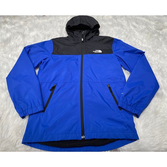 The North Face Warm Storm Rain Jacket Fleeced Lined Waterproof Sz XL 18 20